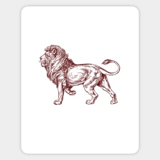 lion mask Sticker